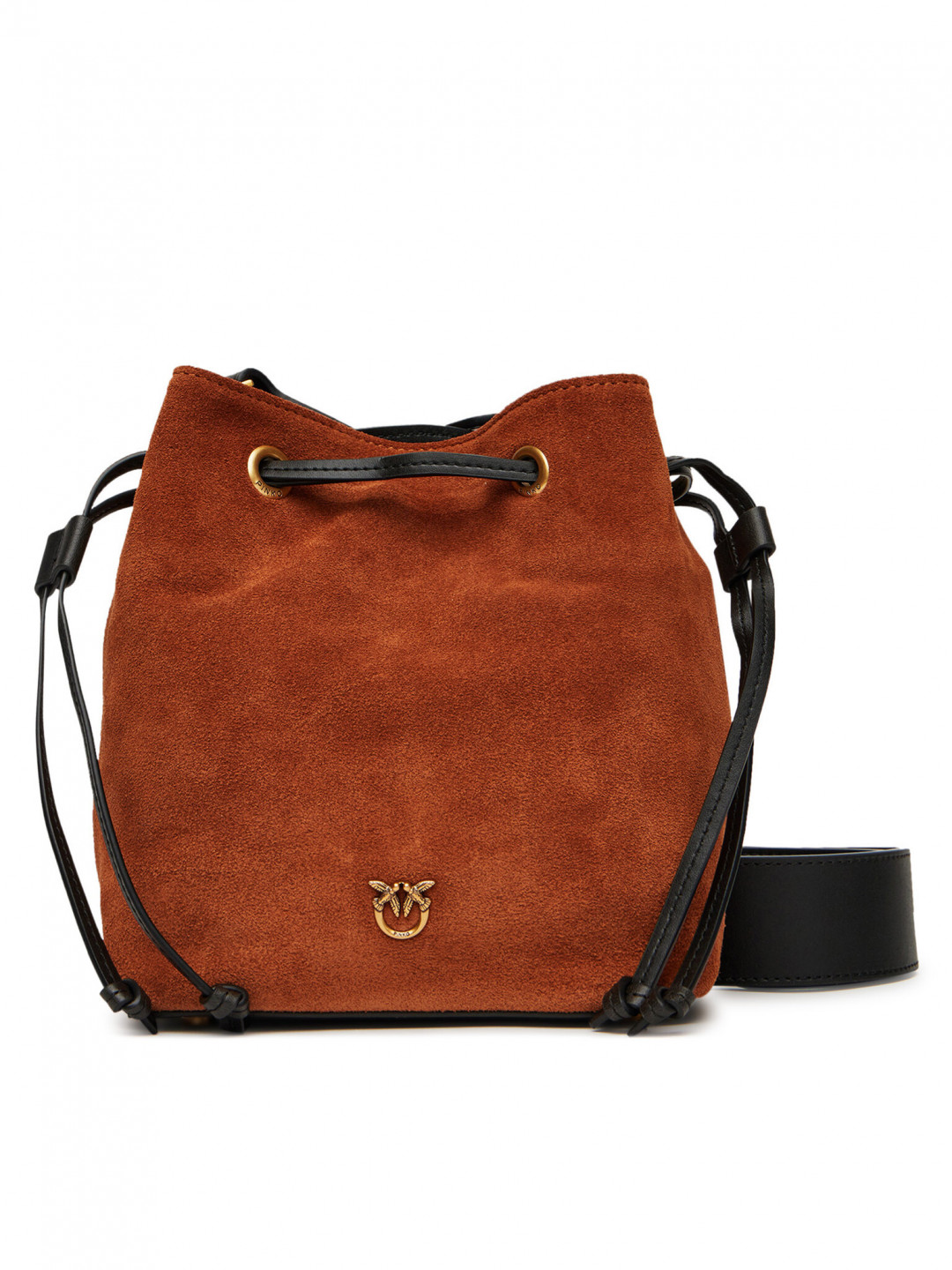 PINKO Kabelka Secchiello Mini PE 25 PLTT 104303 A2CC Hnědá